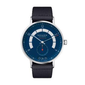 Unisex, NOMOS Glashütte Autobahn neomatik 41 Datum nachtblau 1302