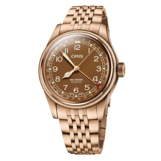 Damen- und Herrenuhr, ORIS Big Crown Bronze Pointer Date, Ref: 01 754 7741 3166-07 8 20 01