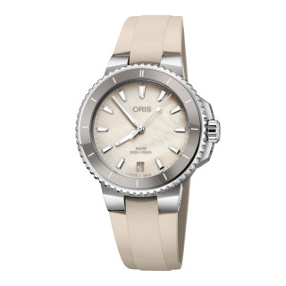 Damen- und Herrenuhr, ORIS Aquis Date, Ref: 01 733 7792 4151-07 4 19 61FC