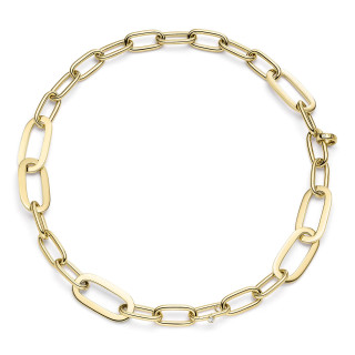 Gelbgold, Halsschmuck, IsabelleFa Collier "Romance", Ref: 41215/45BKL-GG
