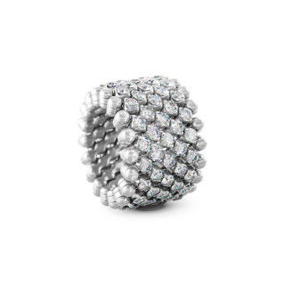 Weißgold, Ringe, Serafino Consoli Brevetto Multi-Size Ring, Ref: RMS 7M4 WG WD