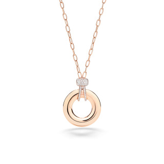 Roségold, Halsschmuck, Pomellato Iconica Halskette, Ref: PCC4040O7WHRDB000