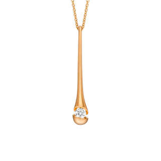 Roségold, Halsschmuck, Schaffrath CALLA Collier, Ref: 754_CALD2_30_RW