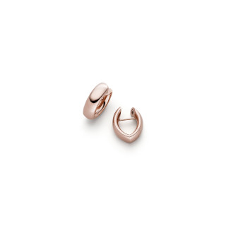 Rotgold, Ohrringe, IsabelleFa Creolen "Navette 13", Ref: 04413/SCREOLE-RR
