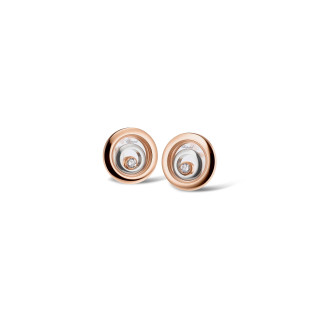 Weißgold, Ohrringe, Chopard Happy Spirit Ohrstecker, Ref: 848230-9001