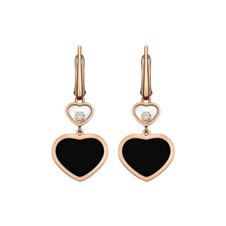 Roségold, Ohrringe, Chopard Happy Diamonds Ohrhänger, Ref: 837482-5210