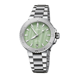 Damen- und Herrenuhr, ORIS Aquis Date, Ref: 01 733 7770 4157-07 8 18 05P