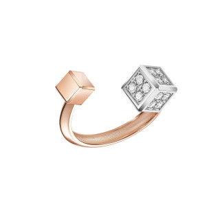 Weißgold, Ringe, Chopard Ice Cube Be Cube Ring, Ref: 82A661-9022