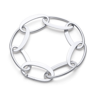 Weißgold, Armschmuck, IsabelleFa Armband "Écaille 16", Ref: 13600/21BKL-WG