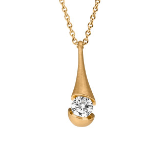 Gelbgold, Halsschmuck, Schaffrath CALLA Collier, Ref: 114_CALD3_50_GW