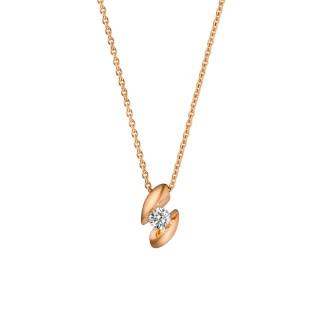 Roségold, Halsschmuck, Schaffrath CALLA Collier, Ref: 754_CALLA_18_RW