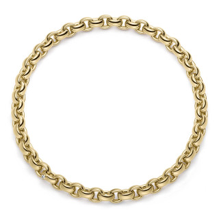 Gelbgold, Halsschmuck, IsabelleFa Collier "ChaCha 11", Ref: 04111/45BKL-GG