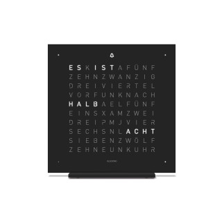  Qlocktwo EARTH 13.5 DEEP BLACK , Ref: T4BLDESSBL