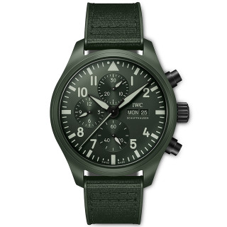Herrenuhr, IWC Schaffhausen Pilot's Watch Chronograph TOP GUN Edition “Woodland”, Ref: IW389106