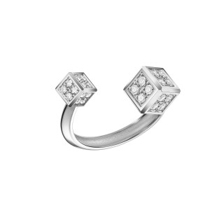 Weißgold, Ringe, Chopard Ice Cube Be Cube Ring, Ref: 82A661-1009