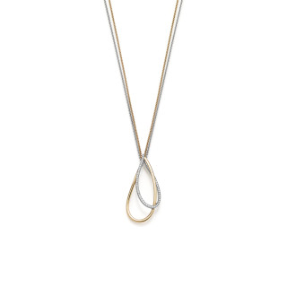 Roségold &amp;amp; Weißgold, Halsschmuck, Noor Creative Collier, Ref: 15348-000-M7