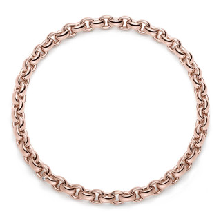 Rotgold, Halsschmuck, IsabelleFa Collier "ChaCha 11", Ref: 04111/45BKL-RR