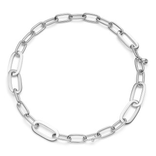Weißgold, Halsschmuck, IsabelleFa Collier "Romance", Ref: 41215/45BKL-WG