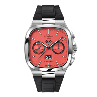 Damen- und Herrenuhr, Glashütte Original Seventies Chronograph Panoramadatum, Ref: 1-37-02-17-02-63