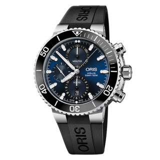 Herrenuhr, ORIS Aquis Chronograph, Ref: 01 774 7743 4155-07 4 24 64EB
