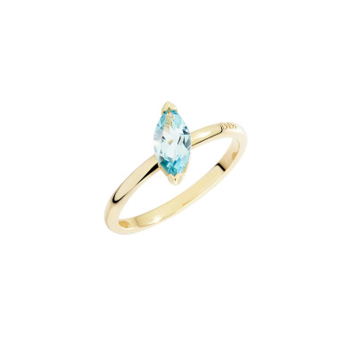 DoDo Ring Prinzessschliff Sky-Topas - DAC5002-FCUTS-YY09G
