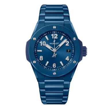 Unisex, Automatik, Hublot Big Bang Integrated Time Only Blue Ceramic 