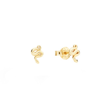         Gelbgold, Ohrringe, DoDo Kleine Ohrstecker Schlange