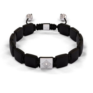        Weißgold, Armschmuck, Shamballa Jewels Lock Armband