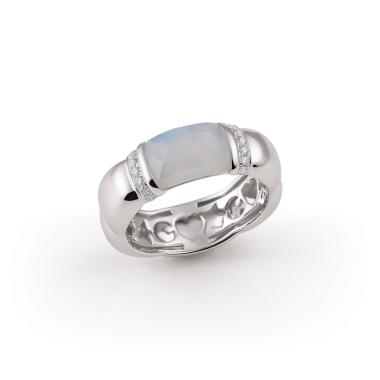 Ringe, Weißgold, Al Coro La Piazza Ring