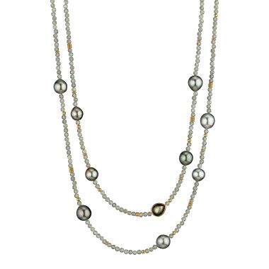 Halsschmuck, Gelbgold, Gellner Big Bang Collier