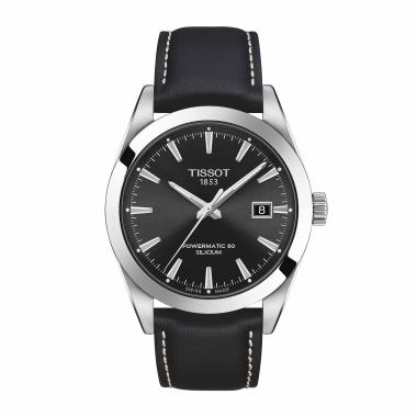 Herrenuhr, Automatik, Tissot Gentleman Powermatic 80 Silicium