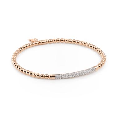 Armschmuck, Rotgold, Al Coro Stretchy Armband