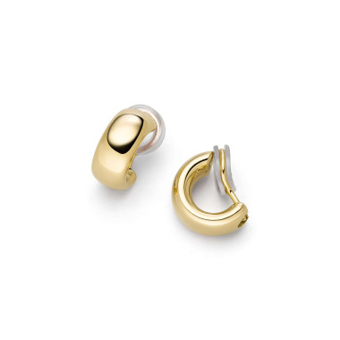 Gelbgold, Ohrringe, IsabelleFa Ohrclips "Cercle 18"