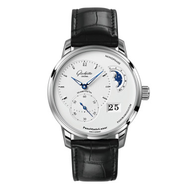 Damen- und Herrenuhr, Automatik, Glashütte Original PanoMaticLunar