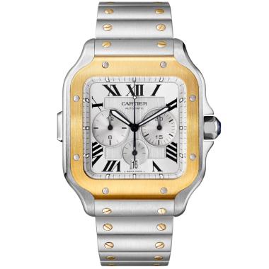 Herrenuhr, Automatik, Cartier Santos de Cartier Chronograph