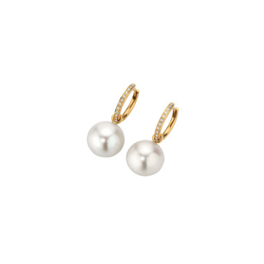 Ohrringe, Gelbgold, Gellner H2O Creolen