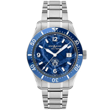 Herrenuhr, Automatik, Montblanc 1858 Iced Sea Automatic Date