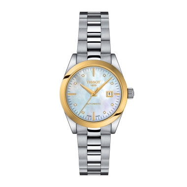         Damenuhr, Automatik, Tissot T-My Lady Automatic 18K Goldlünette