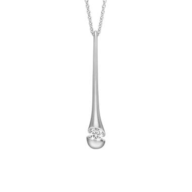 Halsschmuck, Weißgold, Schaffrath CALLA Collier