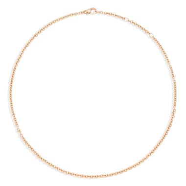 Halsschmuck, Roségold, Pomellato Gold Halskette