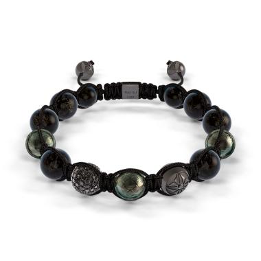 Armschmuck, Weißgold, Shamballa Jewels Braided Armband