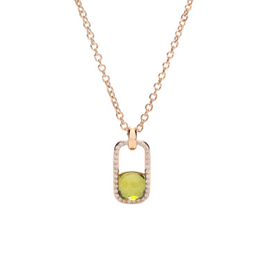 Halsschmuck, Roségold, Pomellato Iconica Anhänger mit Halskette