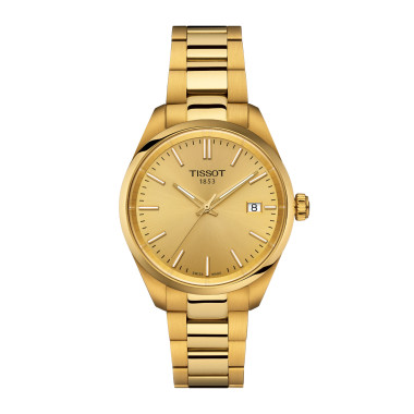         Damen- und Herrenuhr, Quarzwerk, Tissot PR 100