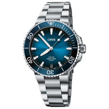         Damen- und Herrenuhr, Automatik, ORIS Aquis Date Calibre 400
