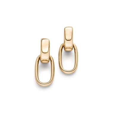 Ohrringe, Roségold, IsabelleFa Creolen "ChaCha 16" 