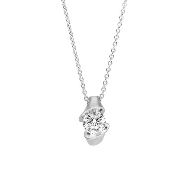         Weißgold, Halsschmuck, Schaffrath CALLA Collier