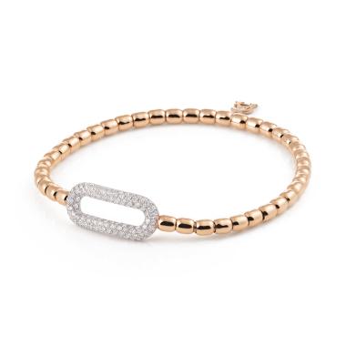 Armschmuck, Weißgold, Al Coro Stretchy Armband