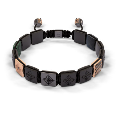         Weißgold, Armschmuck, Shamballa Jewels Lock Armband