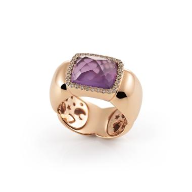 Ringe, Roségold, Al Coro La Piazza Ring