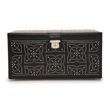 WOLF Marrakesh Large Jewellery Box Black